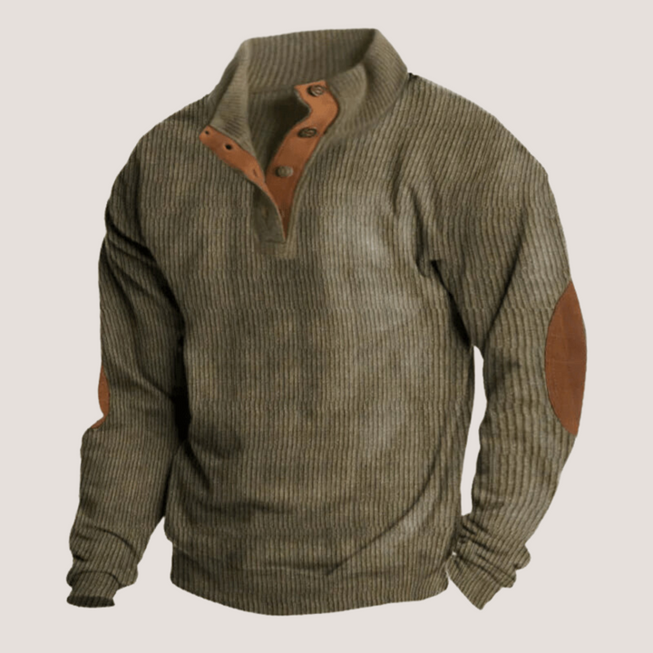 Edgar™ - Corduroy sweater met kraag