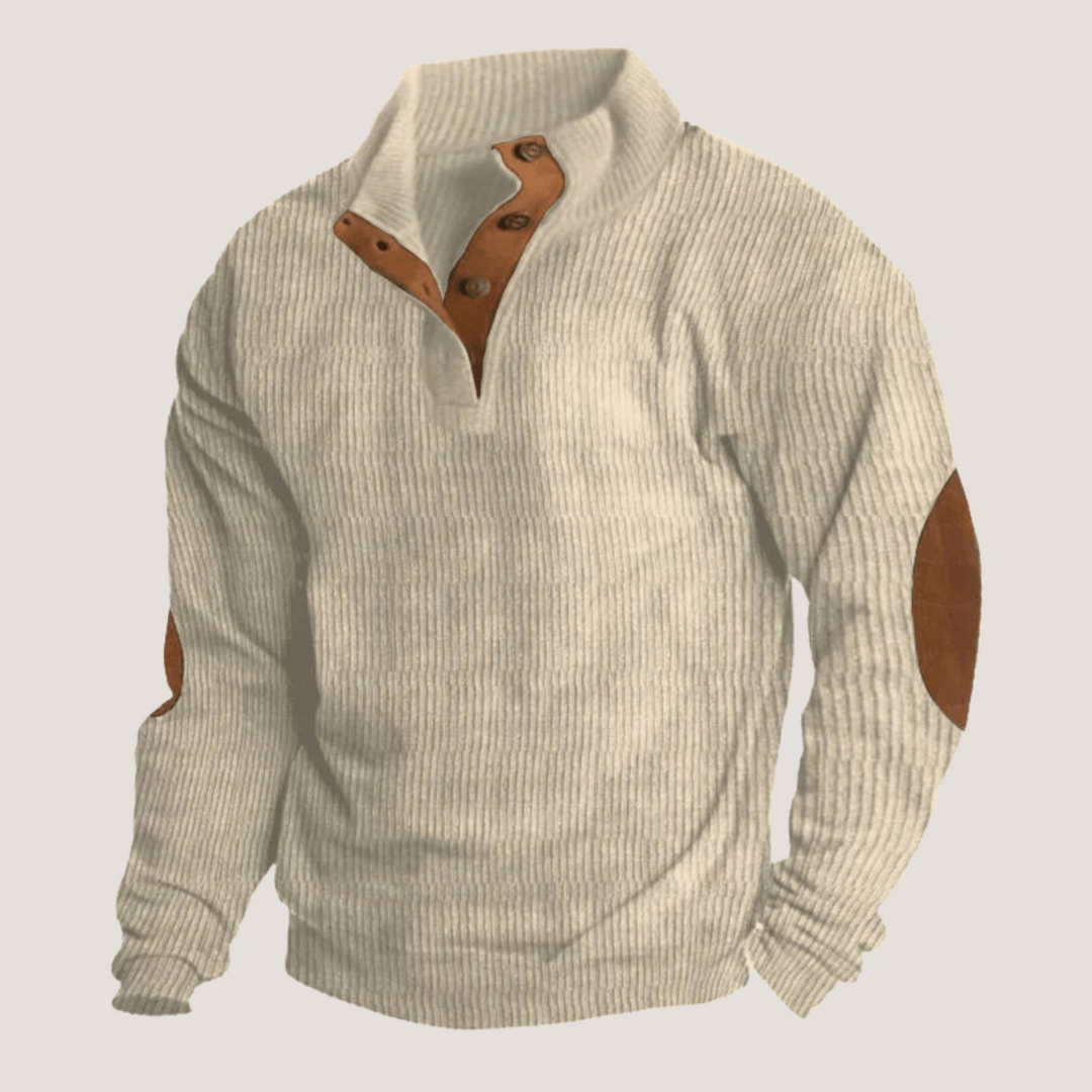 Edgar™ - Corduroy sweater met kraag