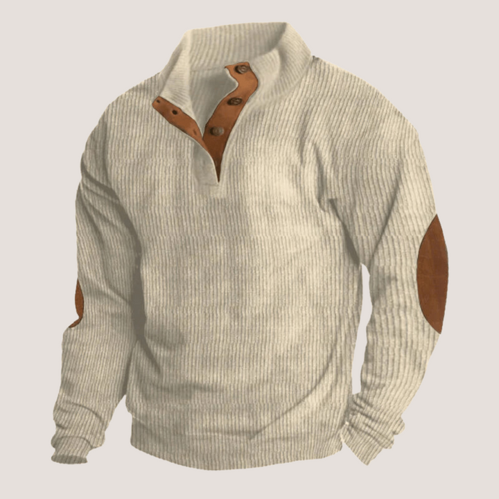 Edgar™ - Corduroy sweater met kraag