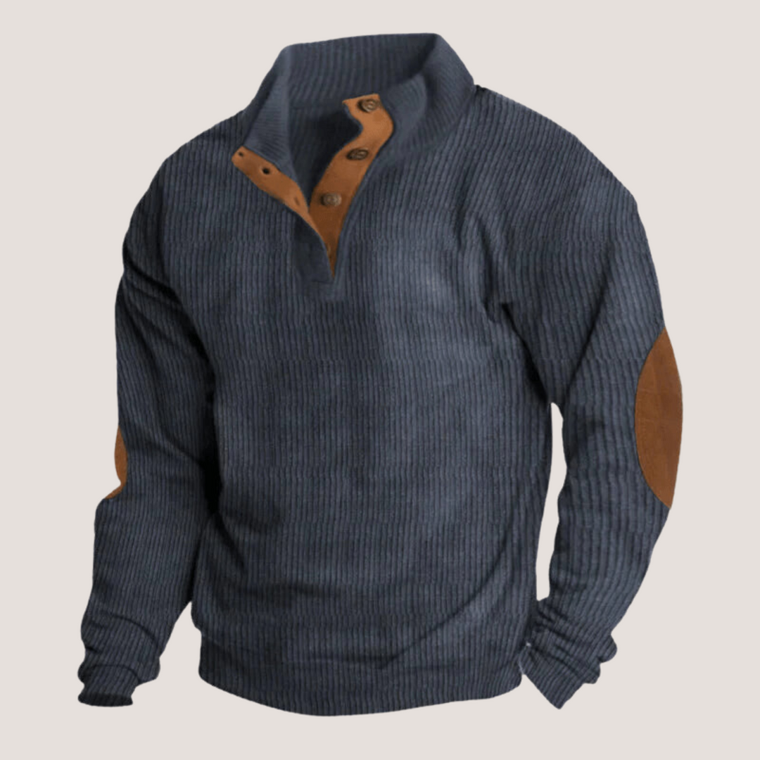 Edgar™ - Corduroy sweater met kraag