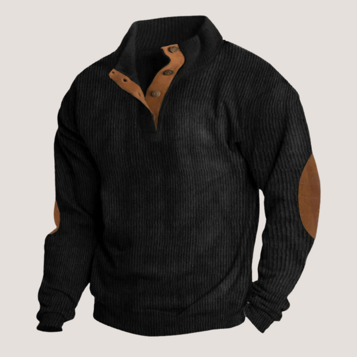 Edgar™ - Corduroy sweater met kraag