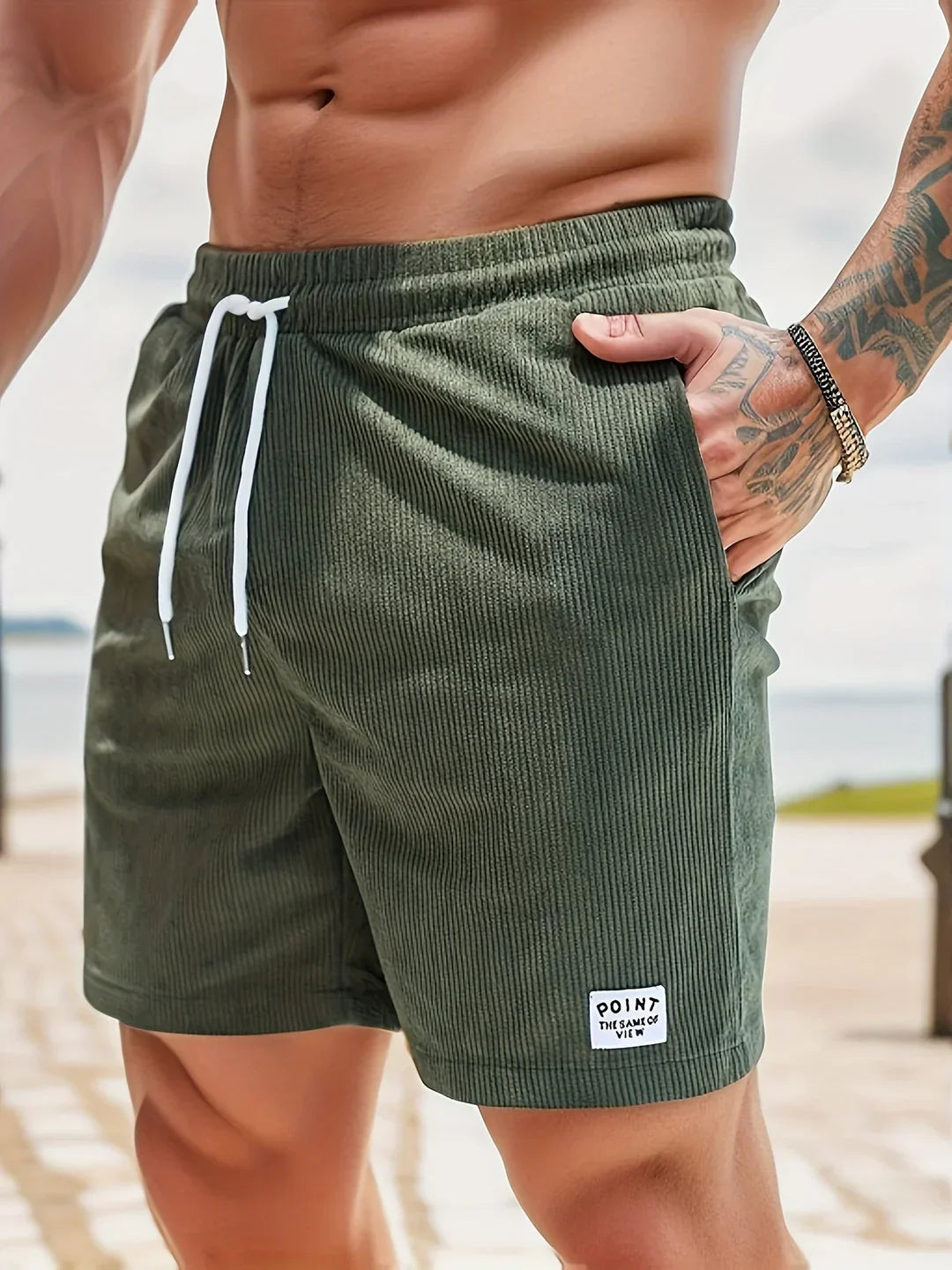 ALESSIO™ | CORDUROY HEREN SHORTS