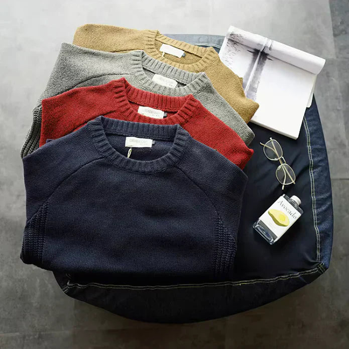 DANNY| Warme Trui met Ronde Hals