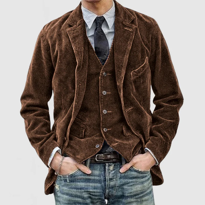 Roman™ - Tijdloos Vintage Jasje en Vest