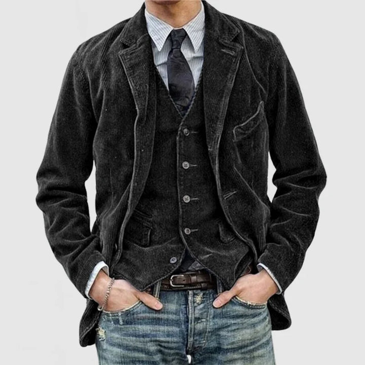Roman™ - Tijdloos Vintage Jasje en Vest