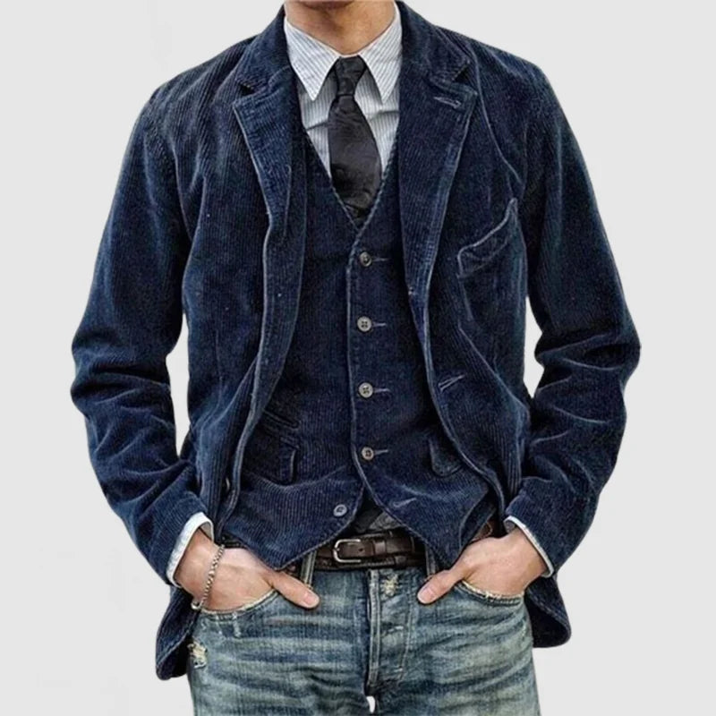 Roman™ - Tijdloos Vintage Jasje en Vest