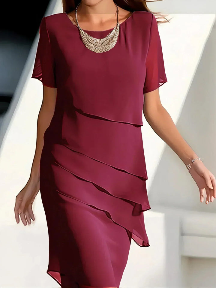Inez™ I Elegante getailleerde jurk