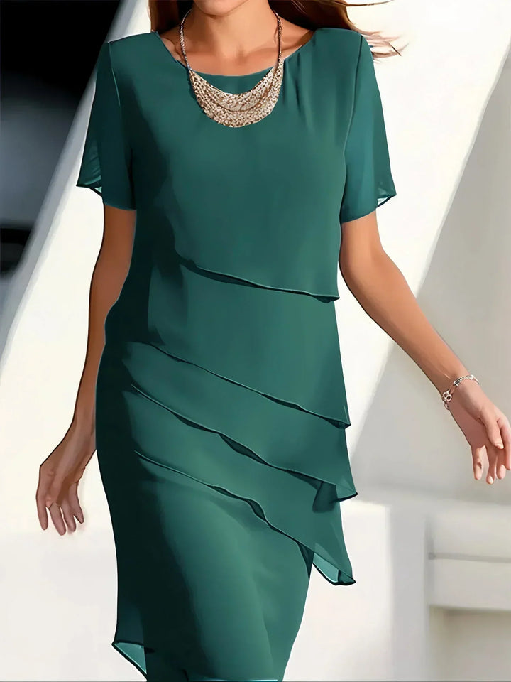 Inez™ I Elegante getailleerde jurk