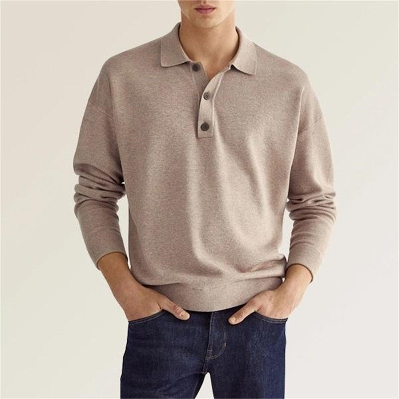 Rossi™ - Herenpolo met lange mouwen