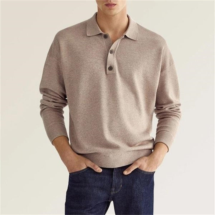 Rossi™ - Herenpolo met lange mouwen