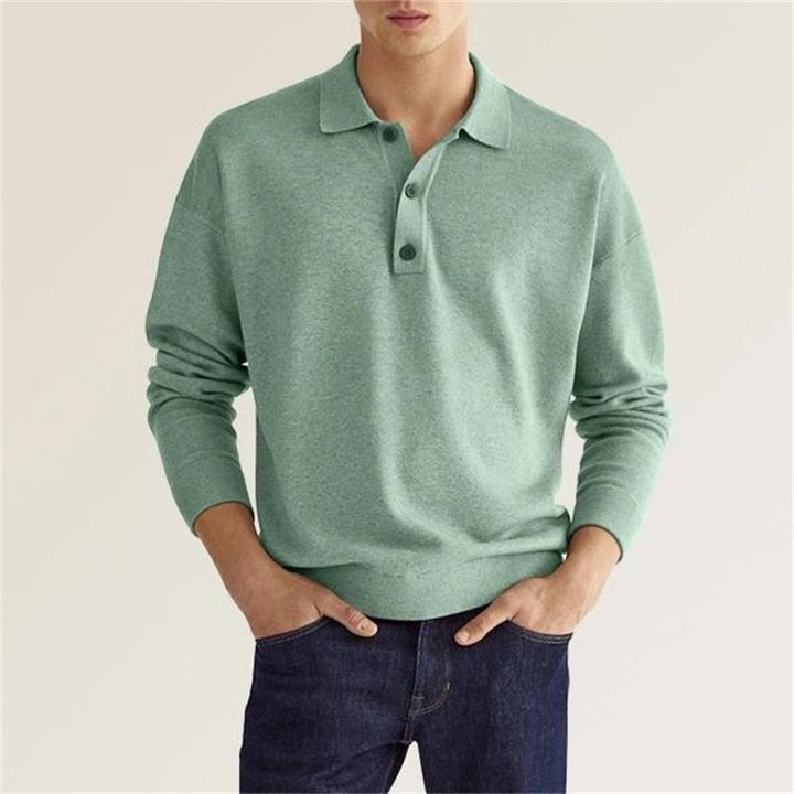 Rossi™ - Herenpolo met lange mouwen