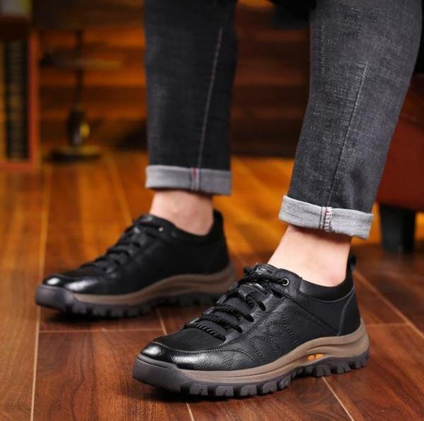 Mark - Handgestikte Leren Casual Herenschoenen