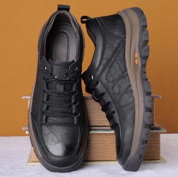 Mark - Handgestikte Leren Casual Herenschoenen