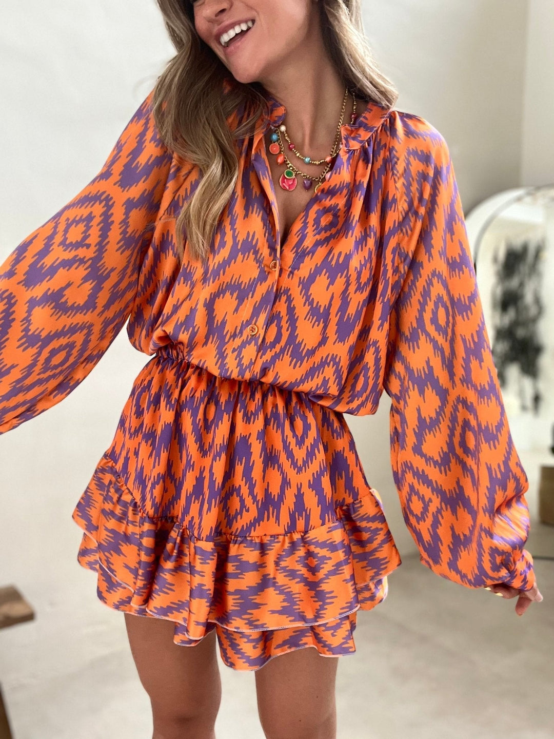 Siarah™  - Elegante Turtle jurkje